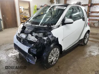 2013 Smart fortwo Pure with VIN WMEEJ3BA5DK629534, listed as a Copart auction lot 45742665 with 53,561 mi miles and Salvage title. Bid and sale history available at DreamBid. Image 1.