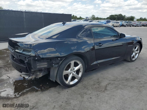 2014 Chevrolet Camaro LT with VIN 2G1FB1E36E9175047, listed as a Copart auction lot 53872545 with 175,912 mi miles and Salvage Title. Bid and sale history available at carsss.com. Image 3.