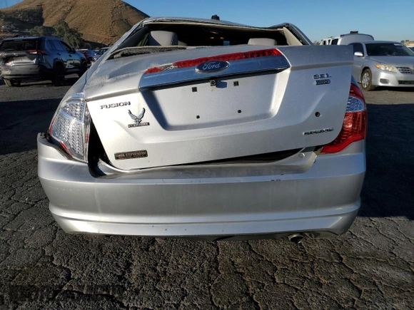 2011 Ford Fusion SEL with VIN 3FAHP0CG7BR346367, listed as a Copart auction lot 88153025 with 188,718 mi miles and Salvage Title. Bid and sale history available at carsss.com. Image 6.
