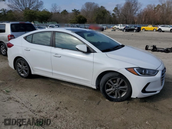 2018 Hyundai Elantra SEL with VIN 5NPD84LF4JH313686, listed as a Copart auction lot 49283555 with 161,380 mi miles and Salvage Title. Bid and sale history available at DreamBid. Image 4.