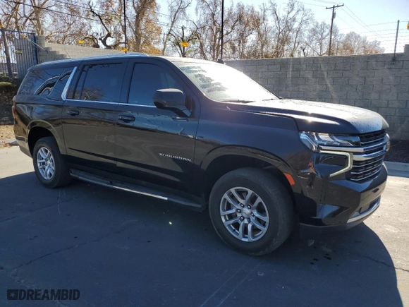 2021 Chevrolet Suburban LT with VIN 1GNSCCKD0MR132993, listed as a Copart auction lot 88129455 with 166,216 mi miles and Salvage Title. Bid and sale history available at carsss.com. Image 4.