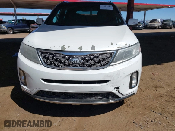 2014 Kia Sorento SX with VIN 5XYKW4A76EG438386, listed as a IAAI auction lot 41841587 with 183,076 mi miles. Bid and sale history available at carsss.com. Image 6.