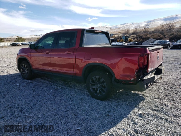 2021 Honda Ridgeline Sport with VIN 5FPYK3F11MB015863, listed as a Copart auction lot 45236215 with 67,854 mi miles and Salvage title. Bid and sale history available at DreamBid. Image 2.