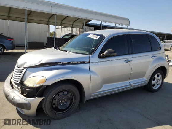 2001 Chrysler PT Cruiser with VIN 3C4FY4BB71T597094, listed as a Copart auction lot 71816094 with 117,298 mi miles and Salvage Title. Bid and sale history available at carsss.com. Image 1.