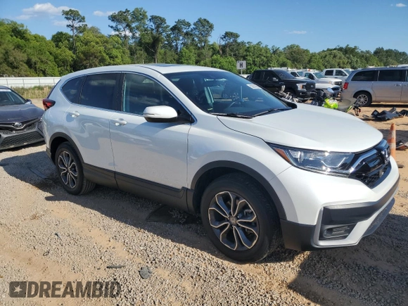 2022 Honda CR-V EX with VIN 7FARW2H56NE038220, listed as a Copart auction lot 52814505 with 24,392 mi miles and Non Repairable. Bid and sale history available at carsss.com. Image 4.
