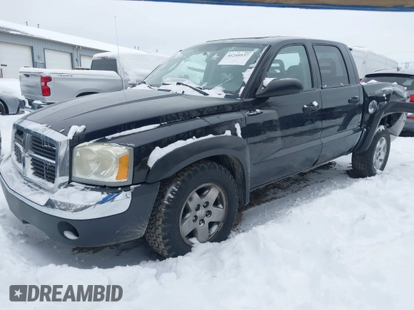2005 Dodge Dakota SLT with VIN 1D7HW48N55S271727, listed as a IAAI auction lot 41249537 with 196,500 mi miles. Bid and sale history available at carsss.com. Image 17.