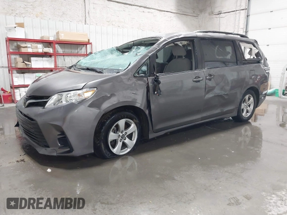 2020 Toyota Sienna LE Auto Access Seat with VIN 5TDKZ3DC1LS048256, listed as a IAAI auction lot 41279084 with 61,689 mi miles and . Bid and sale history available at DreamBid. Image 17.