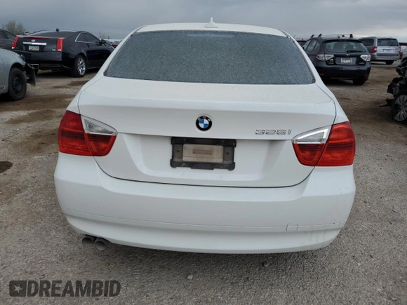 2007 BMW 3 Series 328i with VIN WBAVC535X7FZ71898, listed as a Copart auction lot 88534075 with Not Provided miles and Clean Title. Bid and sale history available at carsss.com. Image 6.