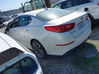 2015 Kia Optima SX Turbo with VIN 5XXGR4A67FG517902, listed as a IAAI auction lot 41629985 with 1 mi miles. Bid and sale history available at carsss.com. Image 3.