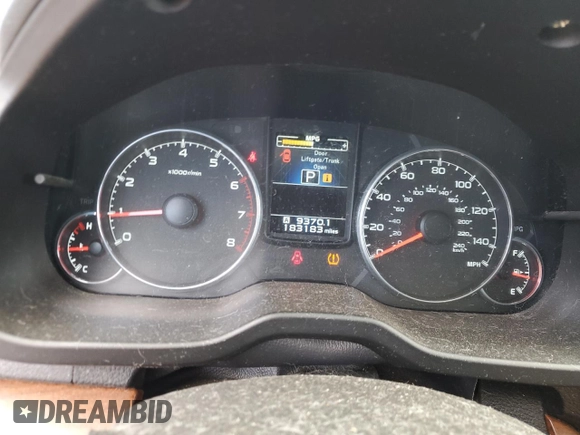 2014 Subaru Outback Limited with VIN 4S4BRBNCXE3300983, listed as a Copart auction lot 63512875 with 183,183 mi miles and Salvage title. Bid and sale history available at DreamBid. Image 9.