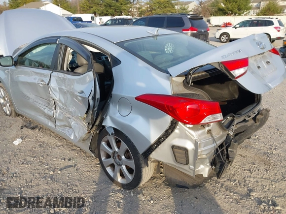 2013 Hyundai Elantra Limited with VIN 5NPDH4AE8DH335091, listed as a IAAI auction lot 41763666 with 135,787 mi miles and . Bid and sale history available at DreamBid. Image 6.
