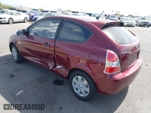 2007 Hyundai Accent GS with VIN KMHCM36C57U042263, listed as a IAAI auction lot 41688785 with 65,176 mi miles. Bid and sale history available at carsss.com. Image 3.