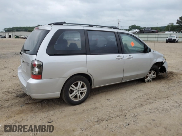 2005 Mazda MPV LX with VIN JM3LW28J450546738, listed as a Copart auction lot 57106865 with 152,316 mi miles and Clean title. Bid and sale history available at DreamBid. Image 3.