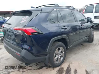 2025 Toyota RAV4 XLE with VIN 2T3W1RFV6SW367868, listed as a IAAI auction lot 41699930 with 2,204 mi miles. Bid and sale history available at carsss.com. Image 4.