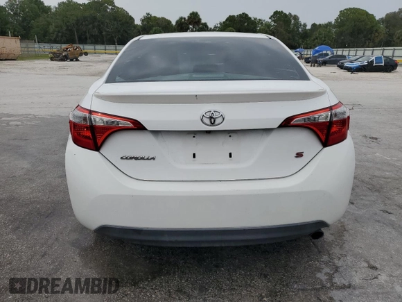 2014 Toyota Corolla L with VIN 2T1BURHE3EC205794, listed as a Copart auction lot 59526185 with 108,432 mi miles and Salvage title. Bid and sale history available at DreamBid. Image 6.