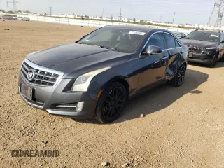 2013 Cadillac ATS Premium with VIN 1G6AL5SX6D0126424, listed as a Copart auction lot 71410944 with 131,918 mi miles and Salvage Title. Bid and sale history available at carsss.com. Image 1.