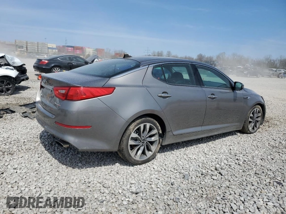 2014 Kia Optima SXL Turbo with VIN 5XXGR4A67EG342002, listed as a Copart auction lot 53374335 with 210,810 mi miles and Salvage title. Bid and sale history available at DreamBid. Image 3.