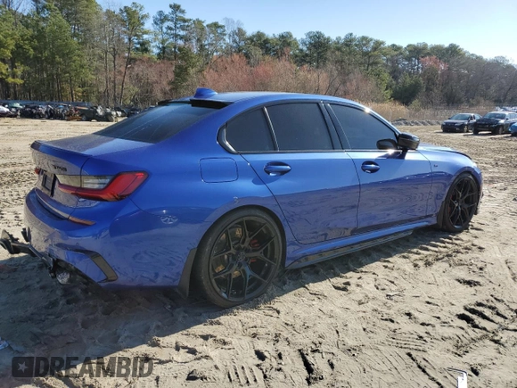 2021 BMW 3 Series M340i xDrive with VIN 3MW5U9J04M8C08114, listed as a Copart auction lot 49565235 with 62,470 mi miles and Salvage Title. Bid and sale history available at carsss.com. Image 3.
