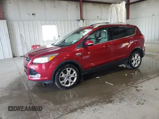 2016 Ford Escape Titanium with VIN 1FMCU9JX5GUA01029, listed as a Copart auction lot 61724555 with 92,927 mi miles and Salvage title. Bid and sale history available at DreamBid. Image 1.