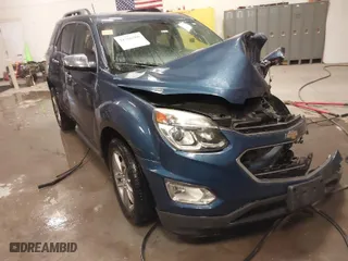 2016 Chevrolet Equinox LTZ with VIN 2GNALDEKXG6134522, listed as a IAAI auction lot 41566266 with 174,278 mi miles. Bid and sale history available at carsss.com. Image 1.