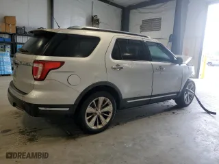2018 Ford Explorer Limited with VIN 1FM5K7F88JGA69853, listed as a Copart auction lot 51340185 with 49,057 mi miles and Clean Title. Bid and sale history available at carsss.com. Image 3.