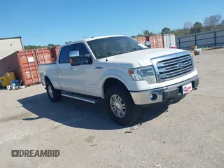 2013 Ford F-150 XL with VIN 1FTFW1ET3DKD06282, listed as a IAAI auction lot 41765858 with 210,818 mi miles. Bid and sale history available at carsss.com. Image 1.