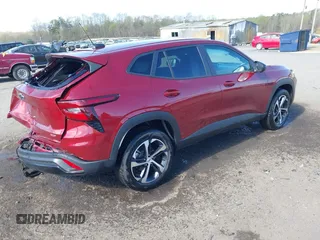 2024 Chevrolet Trax 1RS with VIN KL77LGE20RC226122, listed as a IAAI auction lot 41915416 with 20,124 mi miles. Bid and sale history available at carsss.com. Image 4.
