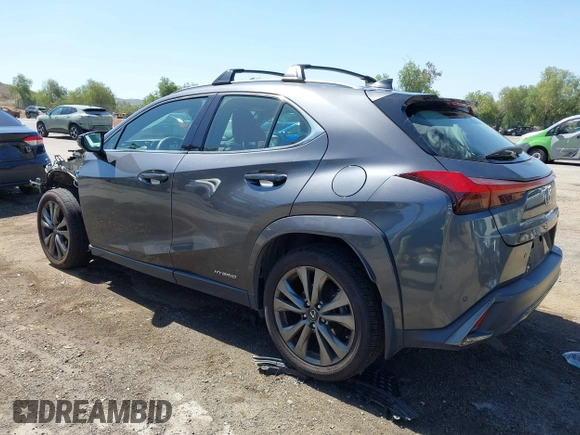 2022 Lexus UX 250h F Sport with VIN JTHE9JBHXN2057109, listed as a IAAI auction lot 42265432 with 76,822 mi miles and . Bid and sale history available at DreamBid. Image 3.