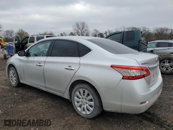 2015 Nissan Sentra S with VIN 3N1AB7AP8FY264099, listed as a Copart auction lot 80382924 with 147,512 mi miles and Salvage Title. Bid and sale history available at carsss.com. Image 2.
