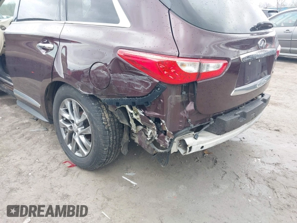2015 Infiniti QX60 with VIN 5N1AL0MM4FC540138, listed as a IAAI auction lot 42032614 with 93,870 mi miles. Bid and sale history available at carsss.com. Image 6.