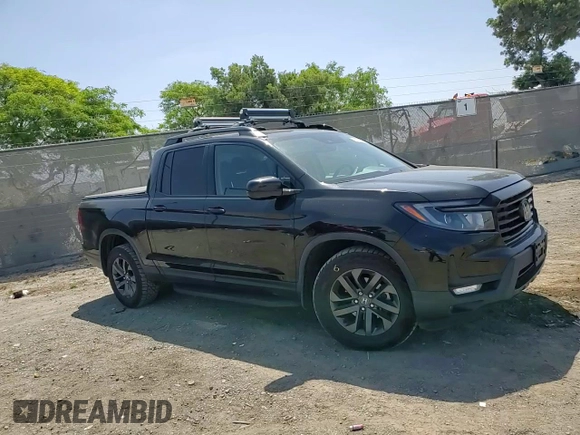 2021 Honda Ridgeline Sport with VIN 5FPYK3F18MB006111, listed as a Copart auction lot 57152215 with 80,954 mi miles and Salvage title. Bid and sale history available at DreamBid. Image 13.
