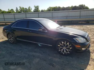 2007 Mercedes-Benz S 550 with VIN WDDNG86X97A108518, listed as a Copart auction lot 56899075 with 166,212 mi miles and Salvage title. Bid and sale history available at DreamBid. Image 4.