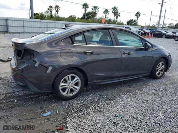 2017 Chevrolet Cruze LT with VIN 1G1BE5SM2H7261276, listed as a Copart auction lot 52793825 with 172,492 mi miles and Salvage Title. Bid and sale history available at carsss.com. Image 3.