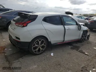 2019 Hyundai Veloster N with VIN KMHT36AH4KU001624, listed as a Copart auction lot 79300764 with 23,232 mi miles and Salvage Title. Bid and sale history available at carsss.com. Image 3.
