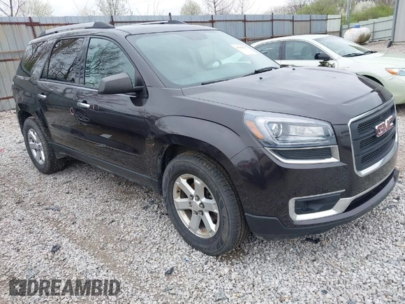 2015 GMC Acadia SLE with VIN 1GKKRPKD8FJ352726, listed as a IAAI auction lot 41958291 with 152,001 mi miles. Bid and sale history available at carsss.com. Image 1.