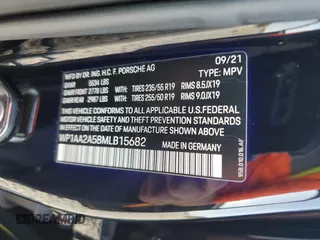 2021 Porsche Macan с VIN WP1AA2A58MLB15682, выставлен на аукционе Copart как лот 65383415 с пробегом 29 802 миль миль и Списание • Salvage title. История ставок и продаж доступна на DreamBid. Изображение 13.