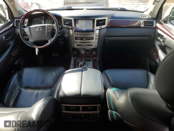 2015 Lexus LX 570 with VIN JTJHY7AX8F4171013, listed as a Copart auction lot 43681865 with 158,146 mi miles and Clean Title. Bid and sale history available at DreamBid. Image 8.