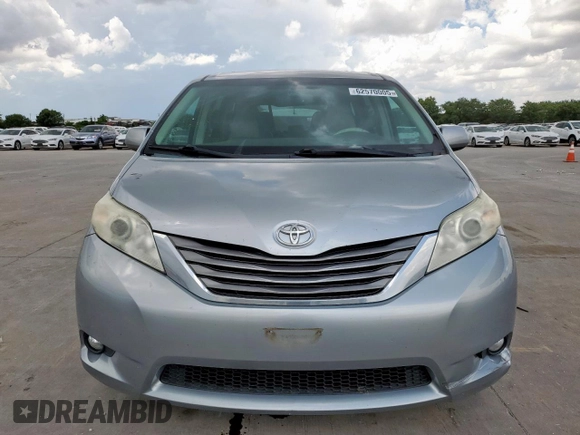 2011 Toyota Sienna XLE AAS with VIN 5TDYK3DC6BS113762, listed as a Copart auction lot 62570005 with 182,556 mi miles and Clean title. Bid and sale history available at DreamBid. Image 5.