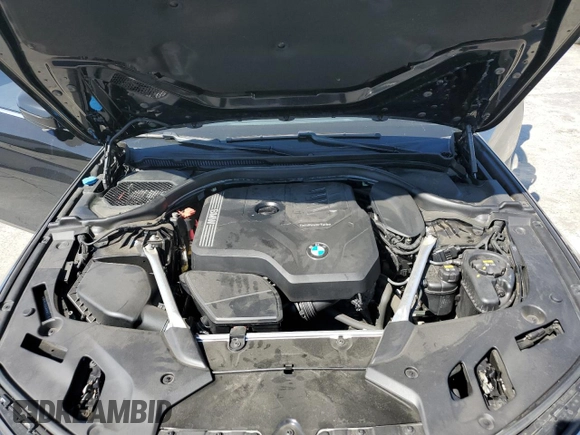 2021 BMW 5 Series 530i with VIN WBA53BH06MWW97316, listed as a Copart auction lot 46530955 with 72,891 mi miles and Salvage title. Bid and sale history available at DreamBid. Image 12.