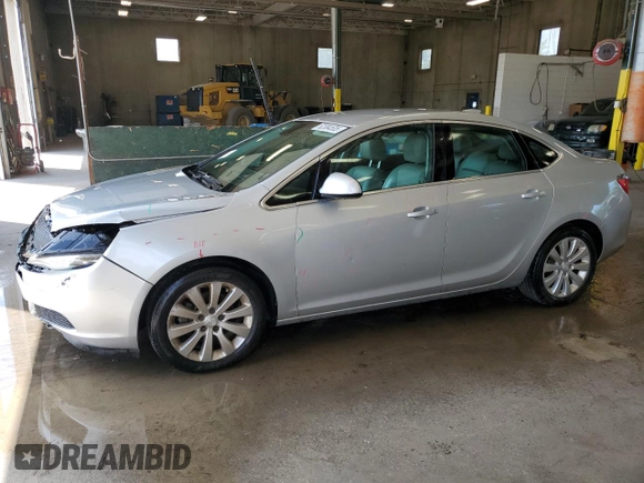 2015 Buick Verano with VIN 1G4PP5SK0F4202923, listed as a Copart auction lot 62384535 with 136,586 mi miles and Salvage title. Bid and sale history available at DreamBid. Image 1.