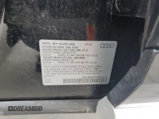 2024 Audi Q5 Premium Plus z VIN WA1BBAFY1R2000476, wystawiony jako Copart lot #84108294 z przebiegiem 11 209 mil mil oraz Szkoda całkowita • Salvage title. Historia ofert i sprzedaży dostępna na DreamBid. Obrazek 14.