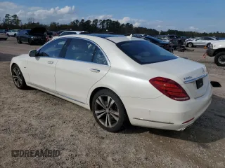 2017 Mercedes-Benz S 550e with VIN WDDUG6DB2HA316894, listed as a Copart auction lot 85319614 with 97,561 mi miles and Salvage Title. Bid and sale history available at DreamBid. Image 2.