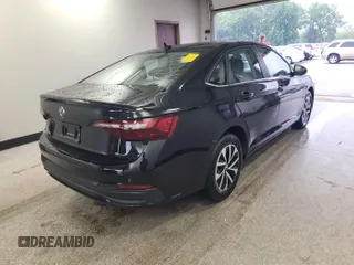 2024 Volkswagen Jetta S with VIN 3VW5M7BU5RM054436, listed as a IAAI auction lot 42766972 with 22,381 mi miles and . Bid and sale history available at DreamBid. Image 7.