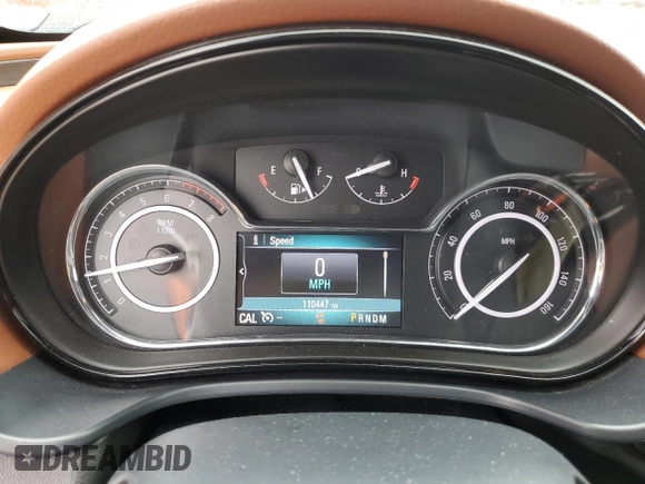 2016 Buick Regal with VIN 2G4GK5EX7G9161727, listed as a Copart auction lot 43377815 with 110,447 mi miles and Salvage title. Bid and sale history available at DreamBid. Image 9.
