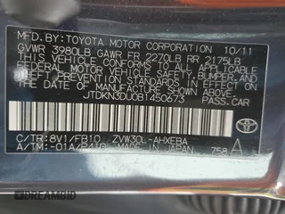 2011 Toyota Prius I with VIN JTDKN3DU0B1450673, listed as a Copart auction lot 55628305 with 152,244 mi miles and Salvage Title. Bid and sale history available at DreamBid. Image 13.