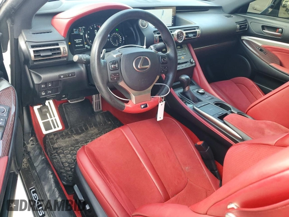 2020 Lexus RC with VIN JTHYP5BC8L5007450, listed as a Copart auction lot 78236904 with 14,578 mi miles and Salvage title. Bid and sale history available at DreamBid. Image 8.