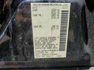 2014 Nissan Altima S with VIN 1N4AL3AP9EN249969, listed as a Copart auction lot 52863345 with 159,364 mi miles and Clean Title. Bid and sale history available at DreamBid. Image 13.