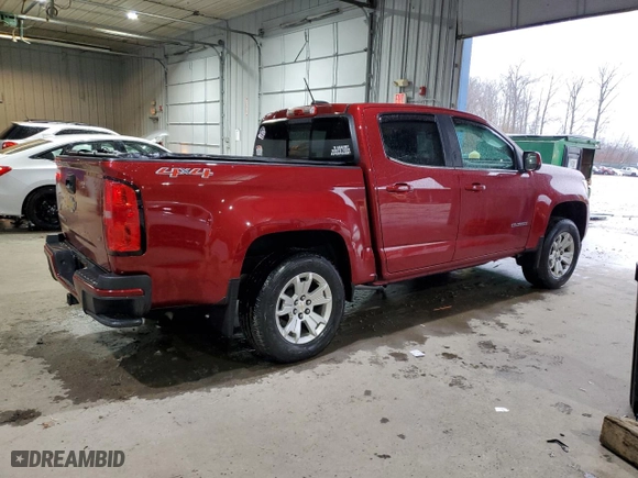 2019 Chevrolet Colorado 4WD LT with VIN 1GCGTCEN6K1123133, listed as a Copart auction lot 80714774 with 43,019 mi miles and Salvage Title. Bid and sale history available at carsss.com. Image 3.
