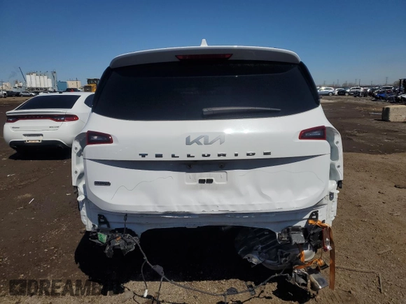 2022 Kia Telluride S with VIN 5XYP6DHC2NG298216, listed as a Copart auction lot 52193685 with 29,712 mi miles and Salvage title. Bid and sale history available at DreamBid. Image 6.