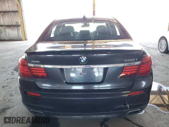 2015 BMW 7 Series 750i xDrive with VIN WBAYB6C52FD225364, listed as a Copart auction lot 56558652 with 0 mi miles and Salvage Title. Bid and sale history available at carsss.com. Image 10.